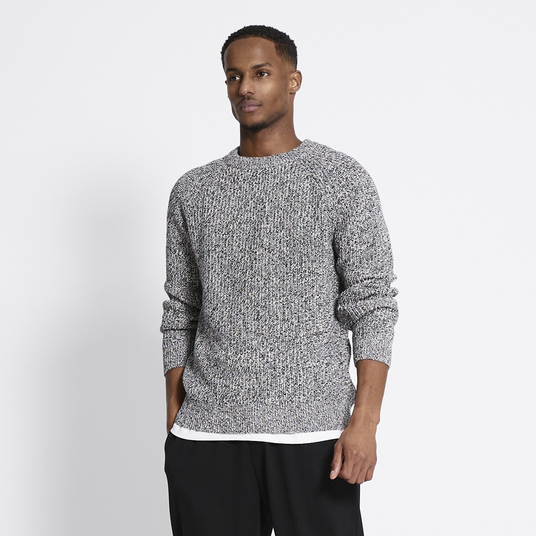 Rib-knit sweater "Rob Twisted" Black